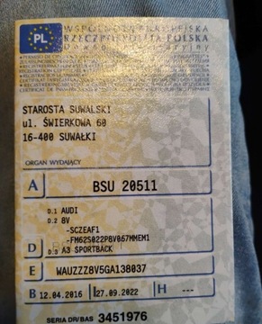 Audi A3 8V Hatchback 3d 1.4 TFSI CoD ultra 150KM 2016 Audi A3 Sportback 2016r, SALON POLSKA. 1.4 Benzyna. Uszkodzony tyl i prawy., zdjęcie 21