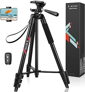 STATYW DO TELEFONU TRIPOD REGULOWANY 1,37 M ZESTAW UCHWYT PILOT ETUI VICTIV