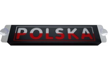 Tabliczka Polska TIR BUS LED 12V lub 24V