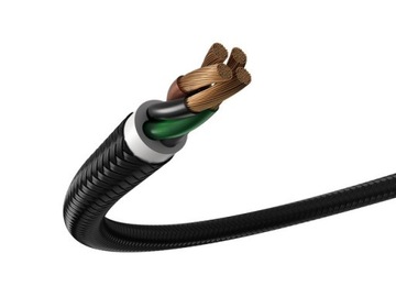 Natec 3in1 UsbMicro UsbC+Light Кабель Prati 1м Черный