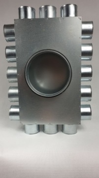 УГЛОВОЙ РАСПРЕДЕЛИТЕЛЬ 16X75/200 ТРУБЧАТЫЙ КОРОБКА ДЛЯ РЕКУПЕРАЦИИ FI 200