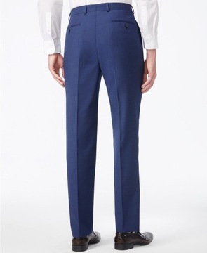 Eleganckie Spodnie Calvin Klein Niebieskie | Rozmiar 40W/30L