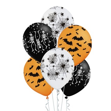 Большой набор воздушных шаров на Хэллоуин, занавес, баннер, тыквы, пауки XXL