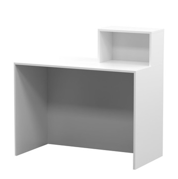 LADA SKLEPOWA BIURKO RECEPCJA BASIC 120 NADSTAWKA