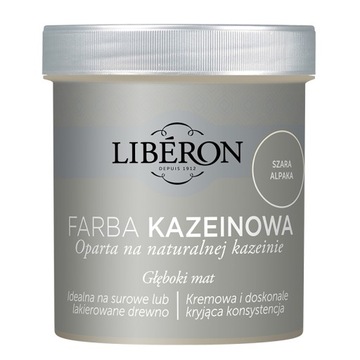 Казеиновая краска Libéron Серая Альпака 0,5л