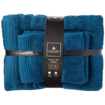 Zestaw luksusowych ręczników Hotel Royal 10 elementów