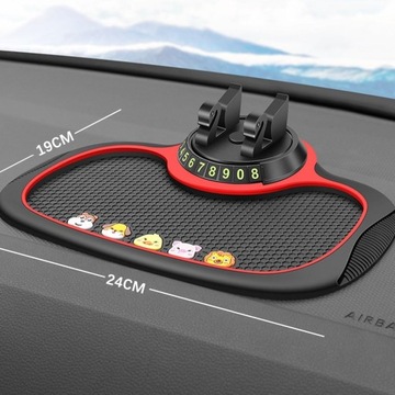 ПРОТИВОСКОЛЬЗЯЩИЙ КОВрик ДЛЯ АВТОМОБИЛЬНОГО ТЕЛЕФОНАОрганайзер 4в1