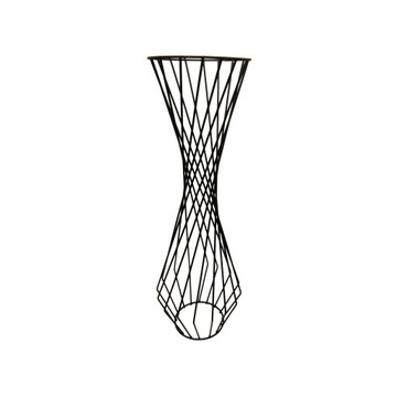 Wazon metalowy z drutu industrialny ażurowy 50cm