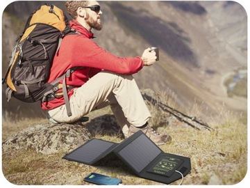 Портативная солнечная панель/зарядное устройство Allpowers мощностью 21 Вт