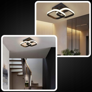 СВЕТОДИОДНЫЙ ПОТОЛОЧНЫЙ СВЕТИЛЬНИК ДЛЯ ПОТОЛКА ДЛЯ СПАЛЬНИ СОВРЕМЕННАЯ ЛЮСТРА 18ВТ 3 ЦВЕТА