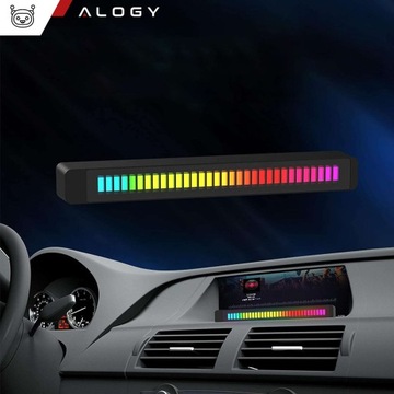 СВЕТОДИОДНАЯ ЛАМПА RGB USB-ЛАМПА МИГАЕТ В РИТМЕ МУЗЫКИ ЦВЕТА SMART BAR STRIP 32