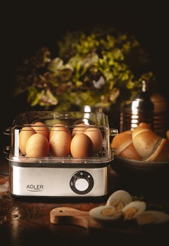Яйцеварка на 8 персон ADLER AD4486 БОЛЬШАЯ 800ВТ ЗАПОЛНЕННАЯ