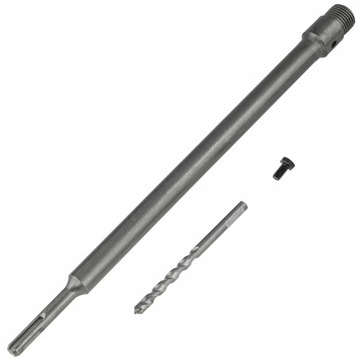 ADAPTER SDS-PLUS UCHWYT OTWORNICA PRZEDŁUŻKA KORONEK FREZ BETONU SDS+ 350MM