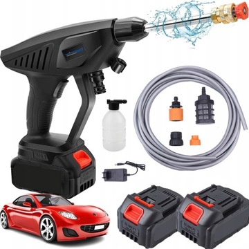 MOCNY MYJKA CIŚNIENIOWA BEDEE 60 BAR + 2 BATERIA 2400MAH
