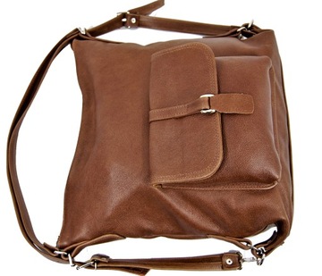 РЮКЗАК 3в1 MESSAGE BAG - НАТУРАЛЬНАЯ КОЖА