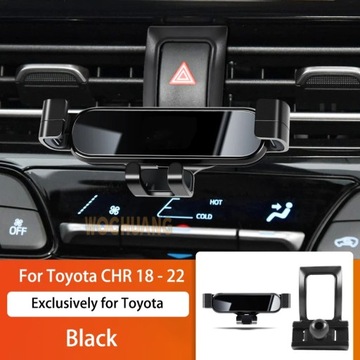 DRŽÁK VOZIDLOVÝ NA MOBIL BUŇKOVÝ PRO TOYOTA CHR 2018-2022 360~11203