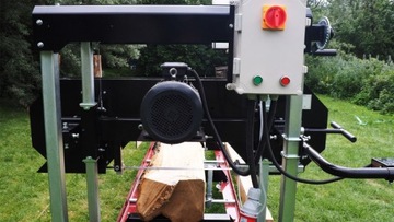 Trak taśmowy elektryczny 7,5kW 790mm osłona taśmy elektryczne sterowanie