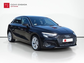 Audi A3 8V Sportback 5d Facelifting 1.5 35 TFSI 150KM 2020 Audi A3 Sportback Salon PolskaFaktura VATKameraVirtual 1.5 Benzyna 150KM, zdjęcie 6
