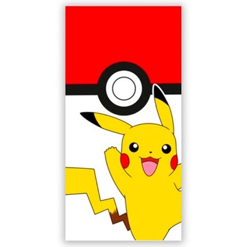 Bawełniany Ręcznik Kąpielowy Pokemon Pikachu Pokeball