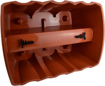 Корона Терракотовая DCRO400 Балконный цветочный горшок для перил балюстрады