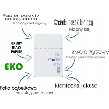 КОНВЕРТЫ ПРЕМИУМ H18 BUBBLE, БЕЛЫЕ 100 ШТ. ВЕРШИНА