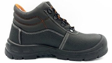 BUTY ROBOCZE MĘSKIE SKÓRZANE BEZ PODNOSKA SRC 42