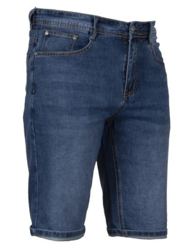 Krótkie spodnie męskie W:39 104 CM spodenki jeans granatowe