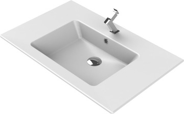 UMYWALKA CERAMICZNA MEBLOWA WPUSZCZANA 80 cm