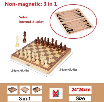 Szachownica 24-39cm prezent dla dorosłego dziecka