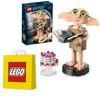 LEGO Harry Potter 76421 Zgredek, skrzat domowy + torebka prezentowa