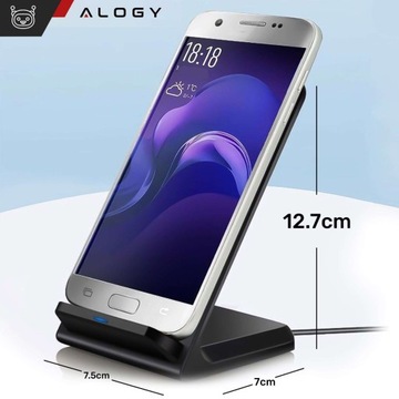 ИНДУКЦИОННОЕ ЗАРЯДНОЕ УСТРОЙСТВО QI 15 Вт ДЛЯ SAMSUNG GALAXY S24 S23 S22 S21 ULTRA