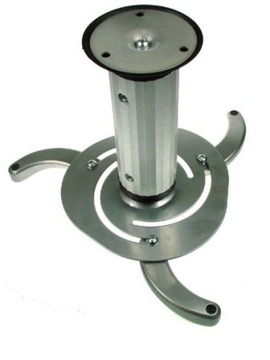 UCHWYT PROJEKTORA SUFITOWY 10KG SREBRNY -