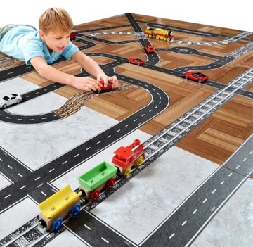 ЛЕНТА САМОКЛЕЯЩАЯСЯ ДЛЯ ИГРЫ ДОРОЖНАЯ ДОРОГА 5м