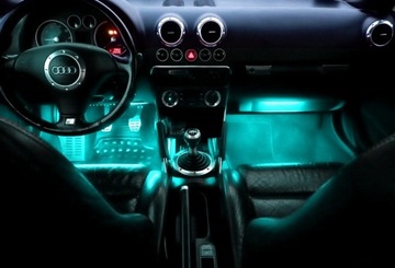Blink LED RGB CAR CABINS 6x30CM MUSIC + TRUNK