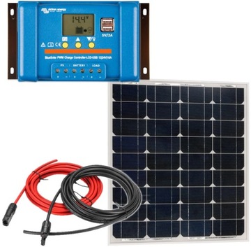 ZESTAW PANEL SŁONECZNY 20W REGULATOR 5A VICTRON