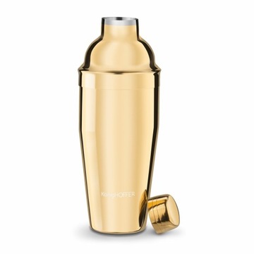Шейкер для напитков BARTMAN SHAKER золотой 750мл