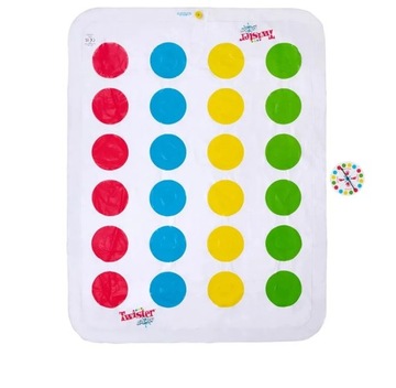 Twister Splash Mata Wodna Gra Plenerowa z Natryskiem Hasbro