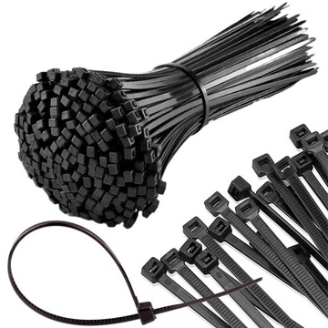 OPASKI ZACISKOWE KABLOWE ZIPERKI TRYTKI 200x4.8 RS