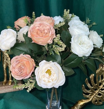 ИСКУССТВЕННЫЕ ЦВЕТЫ ПИОН-МИКС БУКЕТ 35СМ