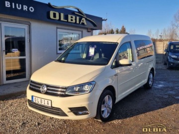 Volkswagen Caddy IV Kombi Maxi 2.0 TDI SCR BlueMotion Technology 102KM 2019 Volkswagen Caddy VW Caddy 2.0 TDI DSG przystosowany do przewozu osoby na, zdjęcie 1