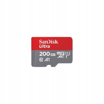 SANDISK 200 ГБ micro SDXC UHS-I A1 ULTRA 100 МБ+SD