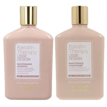 ALFAPARF KERATIN THERAPY ZESTAW SZAMPON ODŻYWKA