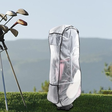 Torba golfowa Osłona przeciwdeszczowa Pokrowiec ochronny Wodoodporny 1 szt. Przezroczysty golf na świeżym powietrzu