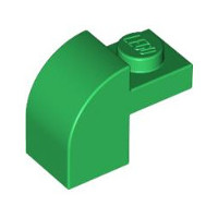 LEGO Klocek 1x2x1 1/3 Green 6091 4129994 U