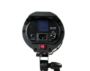 PRO LAMPA STUDYJNA LED ŚWIATŁA DZIENNEGO AK150W 1500W PILOT BOWENS + KLOSZ