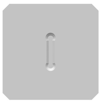 НАКЛАДКИ НА ЭЛЕКТРИЧЕСКИЕ РОЗЕТКИ КВАДРАТНЫЕ ДЛЯ ПОКРАСКИ НАСТЕН, 10 ШТ.