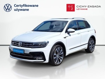 Volkswagen Tiguan II SUV 2.0 TSI 230KM 2018 Volkswagen Tiguan Highline Naped 4x4 automat 2.0 Benzyna 230KM