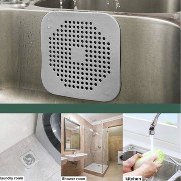 Антиблокировочный фильтр для волос в раковине, сетчатый фильтр для ванны и душа, сливная пробка