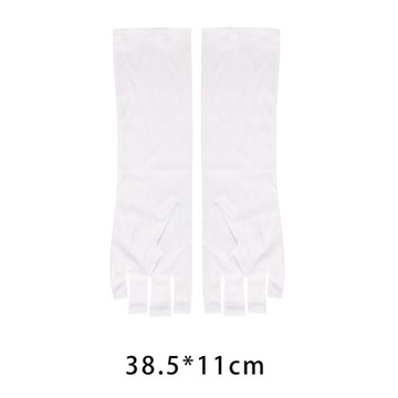 2 защитные перчатки без пальцев, длинные