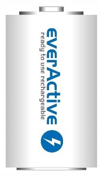 2x R20/D everActive 10000 мАч Ni-MH, готовые к использованию